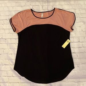 PerSeption color block top